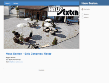 Tablet Screenshot of haus-sexten.com